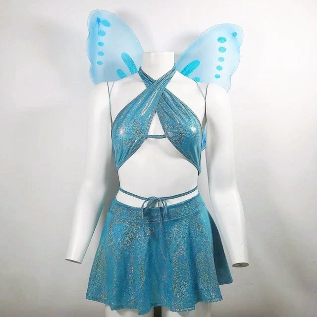 Sexy Butterfly Cosplay For Woman Efl Dress Halloween Costumes For Adults Role Play
