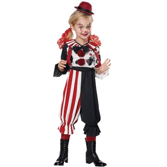 Purim Halloween Adult Funny Circus Clown Naughty Cosplay Costumes For Men Women Carnival Christmas Party Clown Costume No Wig