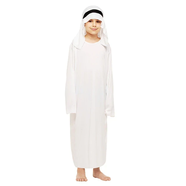 Little Arab Prince Cosplay For Kids Halloween Costumes Dubai Prince Robe Classic Muslim Outfit For Boys Role Play Party