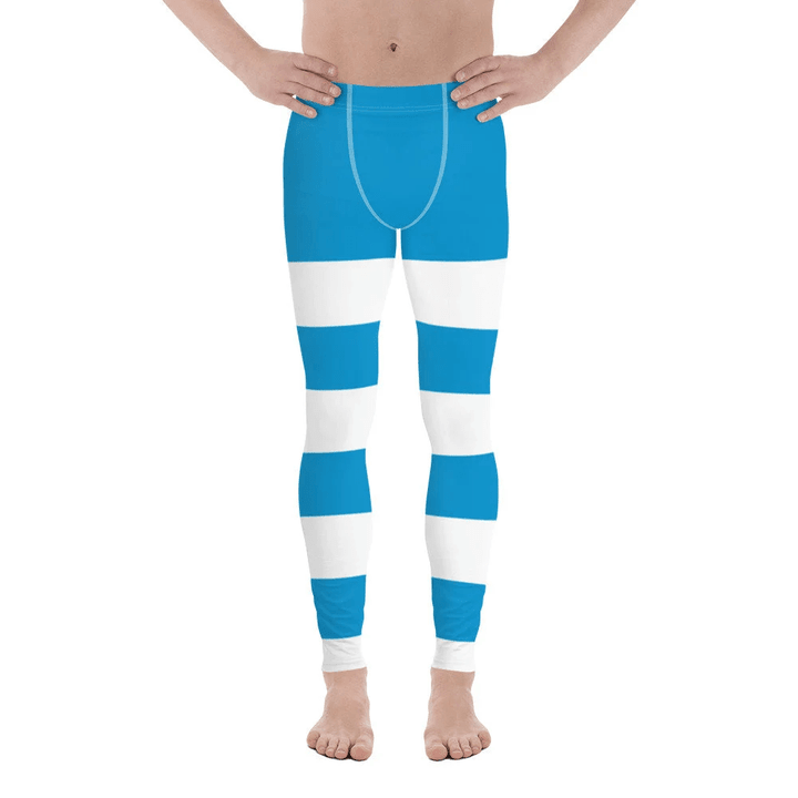 Team Aqua Shorts Blue - Omega Ruby / Alpha Sapphire Men's Leggings