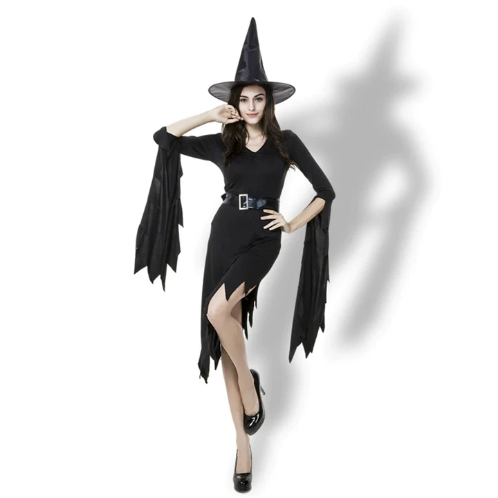 Cosplay Halloween Anime Masquerade Party Dress Nun Witch Costume Witch Dress Adult Women Costume