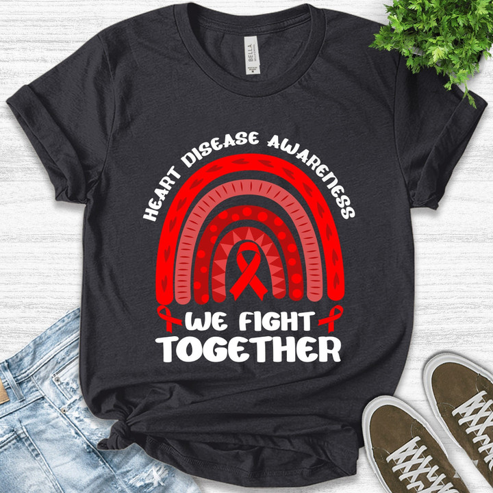 Heart Disease Awareness Shirt, Heart Warrior Shirt, Chd Awareness Shirt, We Fight Together Shirt, Heart Health,Heart Surgery Gift B-13012331