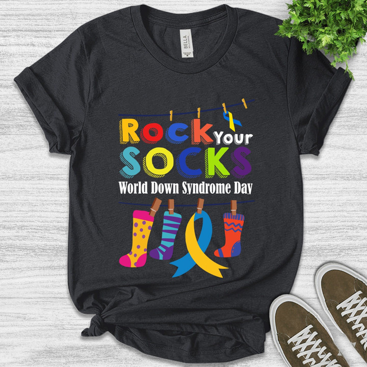 Rock Your Socks Down Syndrome Shirt, Down Syndrome Awareness Shirt, World Down Syndrome Day, Down Syndrome Kids, Inspirational B-06012321
