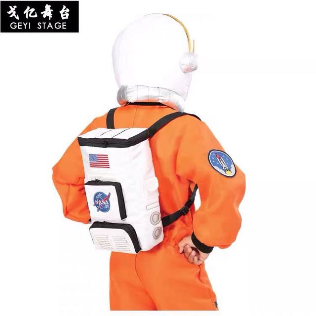 New astronaut cosplay suit without adult spacesuit helmet star party clothes performance Halloween props for women