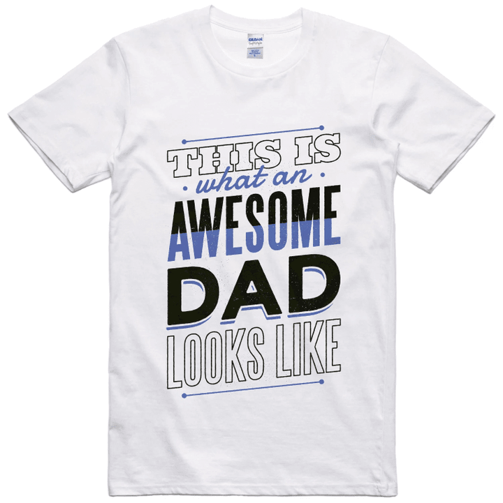 Gift For Dad Mens T Shirt Birthday Fathers Day Regular Fit 100% Cotton Tee