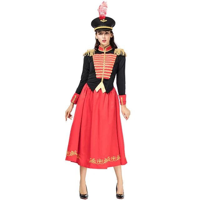 Adult The Nutcracker And The Four Realms Clara Costume Tassel Shoulder Pad Outfit Skirt Halloween Stage Knight Outfit For Women