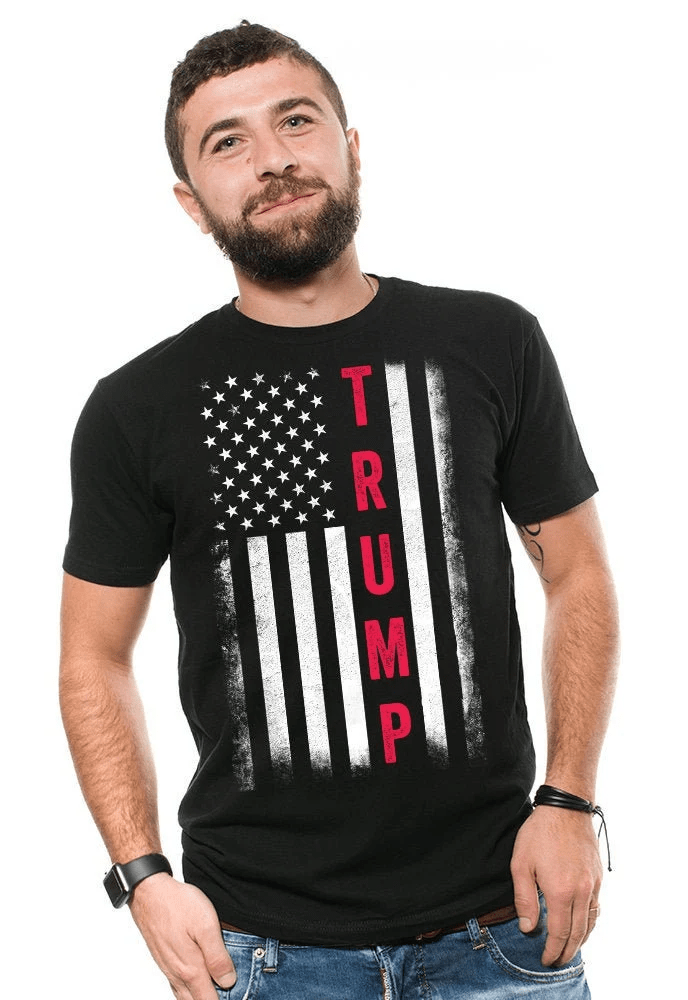 Donald Trump 2024 American Flag Vintage T-Shirt MAGA Shirts trump 2024 t shirt