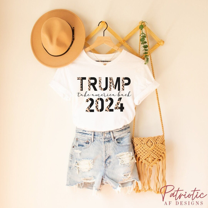 Leopard Trump 2024 Shirt, Republican Shirt, Trump Shirt, Conservative Shirt