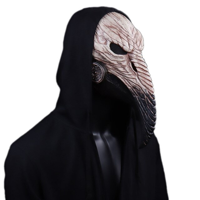 Adult Cosplay Steampunk Masks Plague Doctor Masks Long Nose Bird Beak Latex Props Carnival Masquerade Halloween Party Costumes