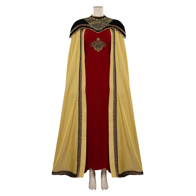 Dragon Rhaenyra Cos Targaryen Cosplay Costume Dress Cloak Outfits Halloween Carnival Suit