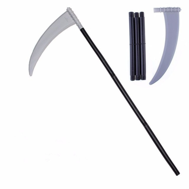 Tricky Toys Sickle Halloween Props Cosplay Plastic Sickle And Plastic Axe Pirate Halloween Accessories Kids Sickle Halloween