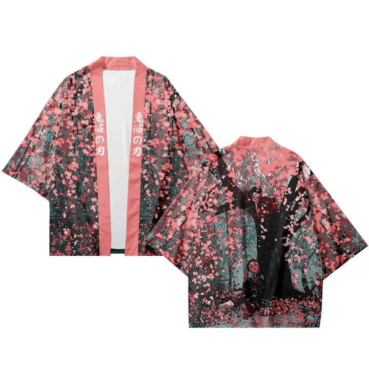 Anime Demon Slayer Kimetsu No Yaiba Cosplay Costume Japanese Kimono QT302374Le