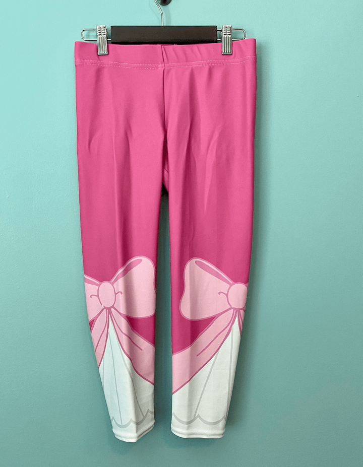 Ready to Ship* Size S Cinderella Pink Dress Running Costume Capri Leggings