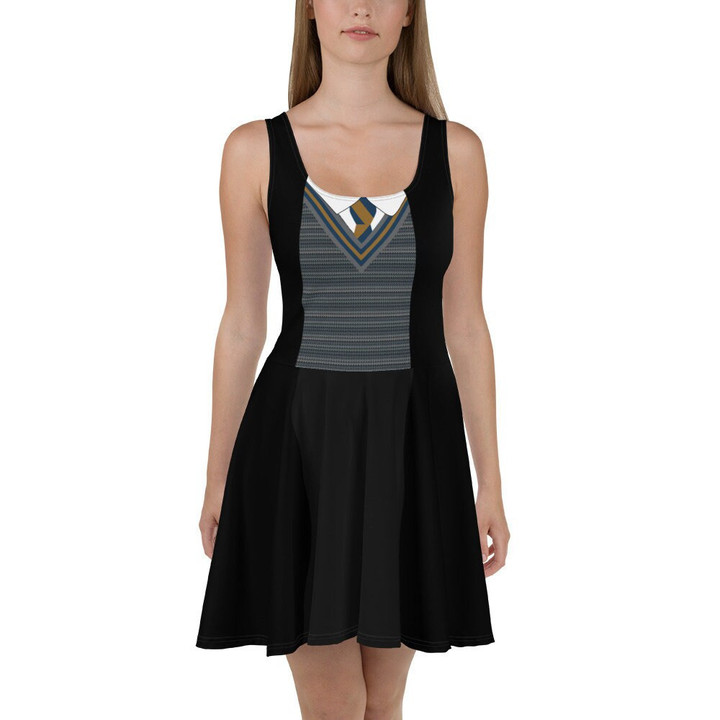 The Clever Wizard Running Costume Skater Dress