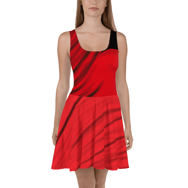 De-Vil Red Dress Skater Dress