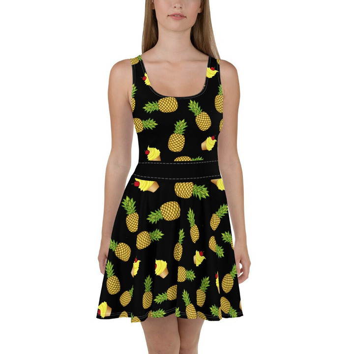 This Pineapple Whip is Fly! - Skater Dress