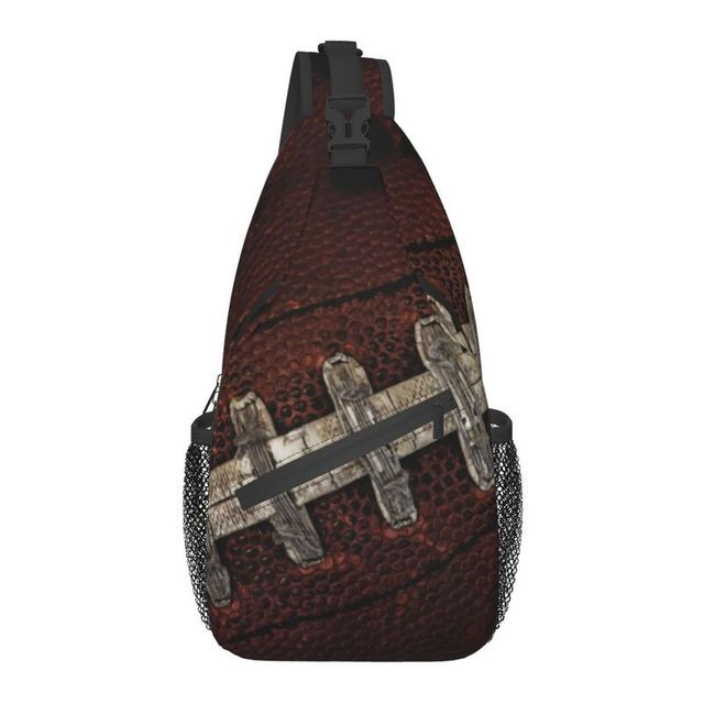 Football Player Patterns Sling Bags for Men Fashion Soccer Ball Sports Shoulder Crossbody Chest Backpack Cycling Camping Daypack