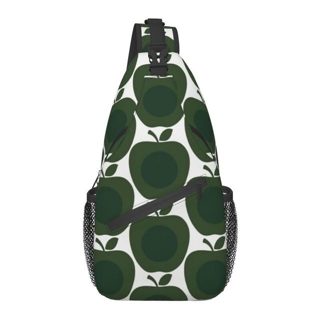 Orla Kiely Abstract Apples Pattern Sling Crossbody Backpack Men custom cosplay Shoulder Chest Bag for Traveling Daypack