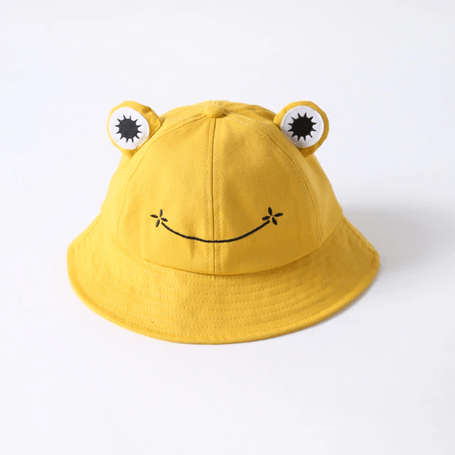 2023 Spring Cute Frog Bucket Hats For Parent-child Dome Fisherman Hat Summer Women Panama Outdoor Hiking Beach Cap Bob
