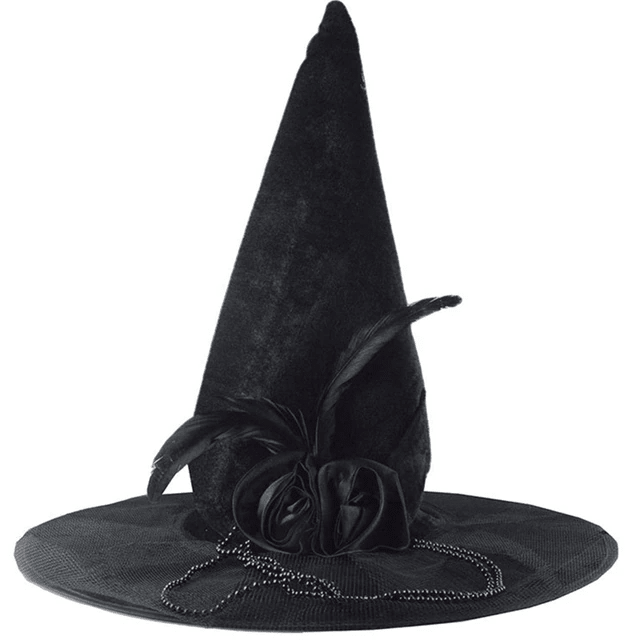 Halloween Witch Wizard Hat Party Costume Headgear Devil Cap Cosplay Props Decoration Accessories for Adult Women Men