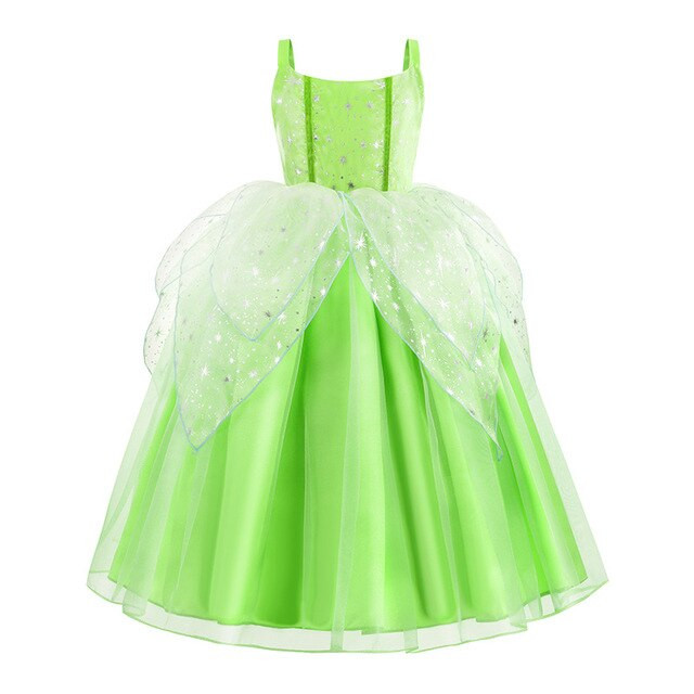 Little Girls Fancy Costume Fairy Princess Dress Birthday Dress Up Halloween Christmas New Year Cosplay Outfit w/ Butterfly Wings
