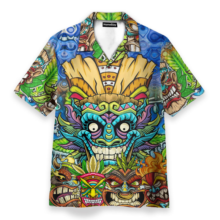 3D Funny Tiki Custom Costume Hawaiian Shirt QT204214Lb