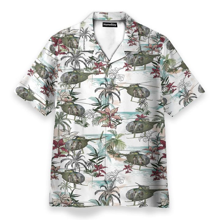 US Army Hughes OH Hawaiian Shirt For Summer