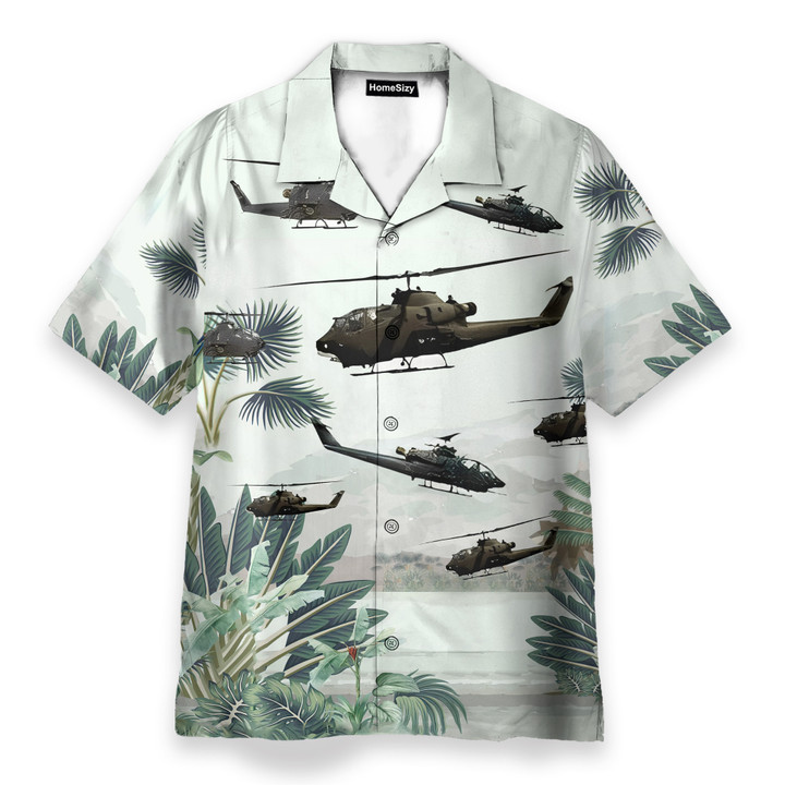 US Army AH Hawaiian Shirt For Summer