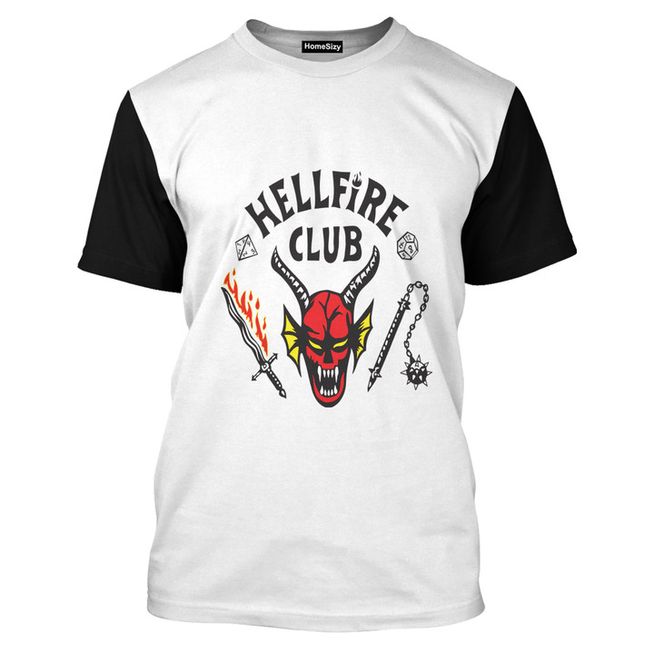 Stranger Thing Hellfire Club - 3D Tshirt