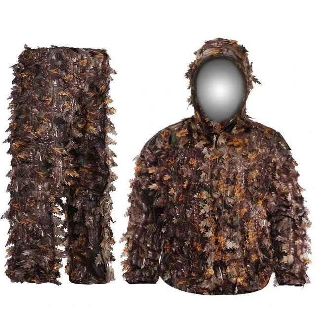 Ghillie Suit for Hunting Camouflage Suit Hunting Gilly - Green and Brown Adult Youth Kid Size