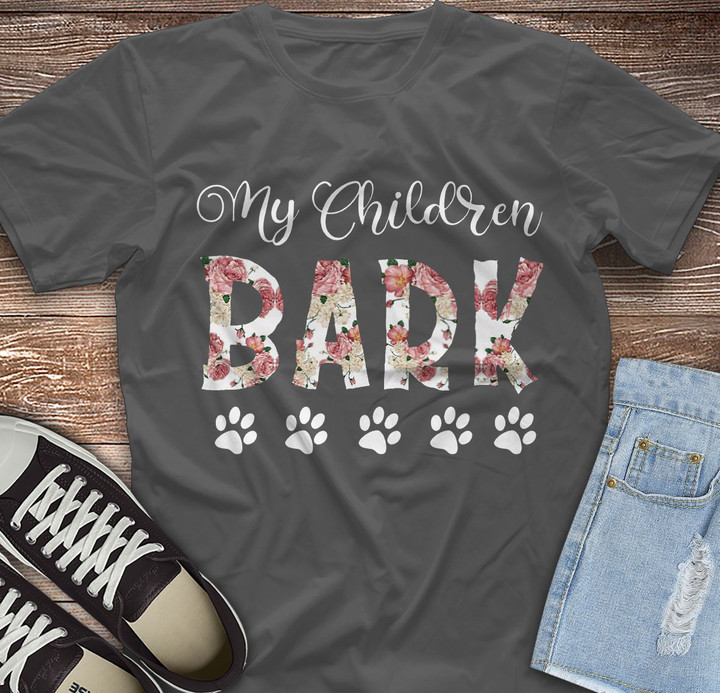 Dogs My Children Bark Printed Tshirt