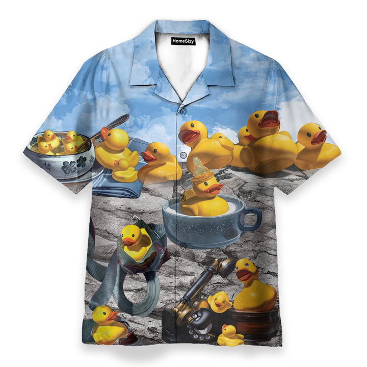 Duck Better With Rubber Duck Hawaiian Shirt Kid QT207092Lb