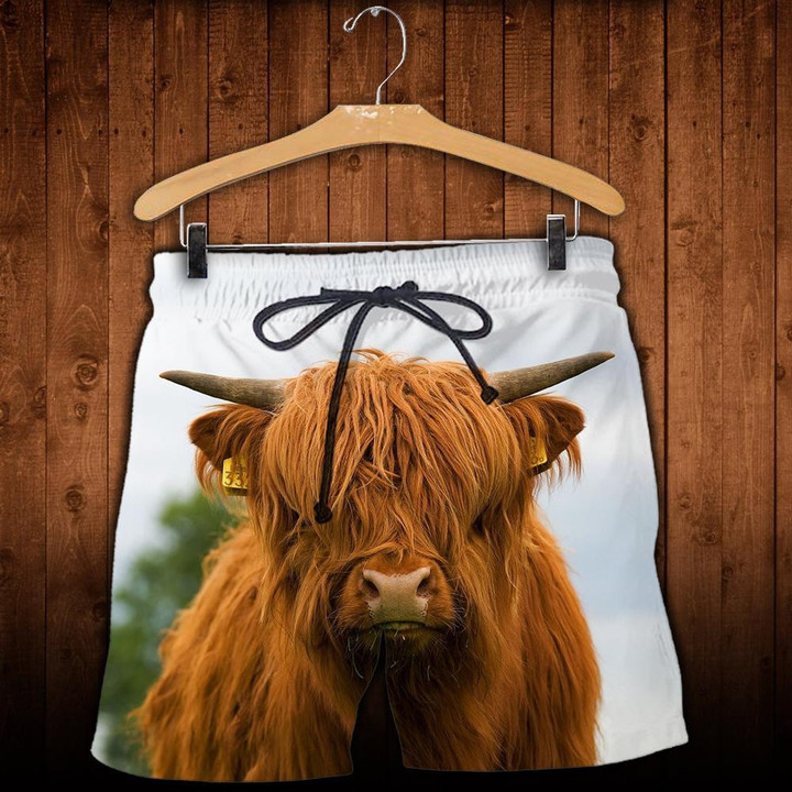 3D All Over Printed Highland cattle Clothes