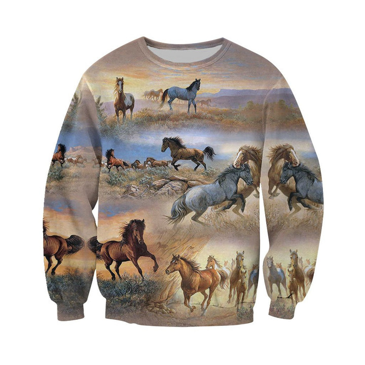 3D All Over Printed Beautiful Horses Shirts And Shorts