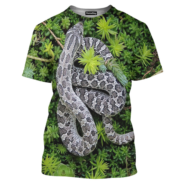 Western Hognose Snake Realistic Graphic Art - 3D Tshirt