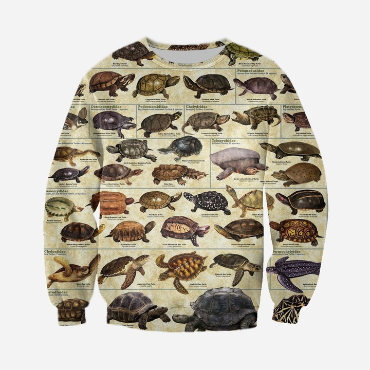3D All Over Printed Terrapins, Turtles & Tortoises Shirts And Shorts