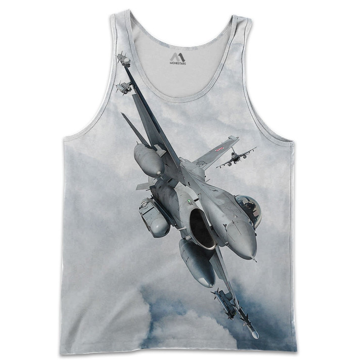 F-16 Fighting Falcon 3D All Over Printed Shirts For Men & Women