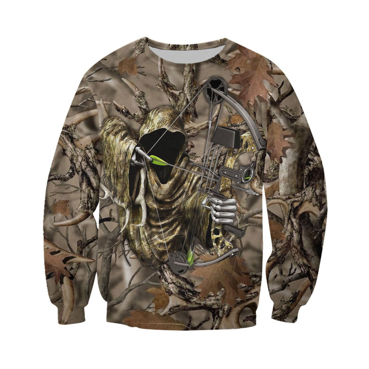 3D All Over Printed Bowhunting Camo Shirts And Shorts