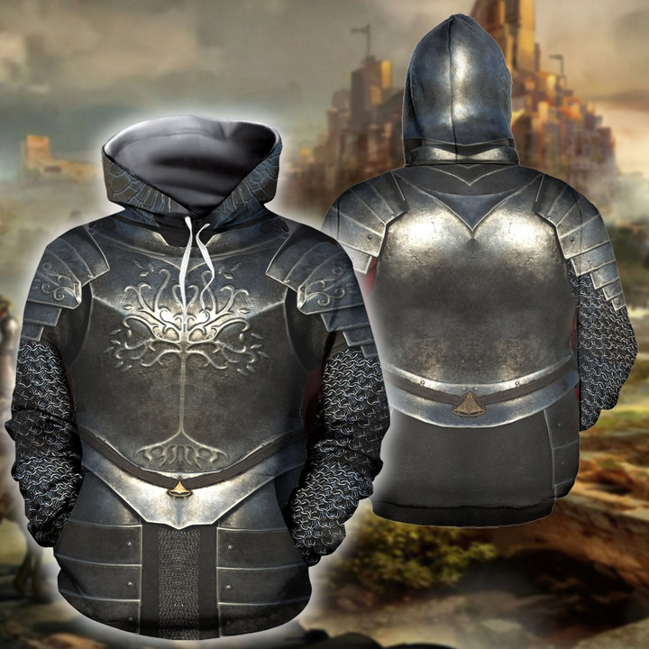 3D All Over Printed Knight Medieval Armor Shirts and Shorts