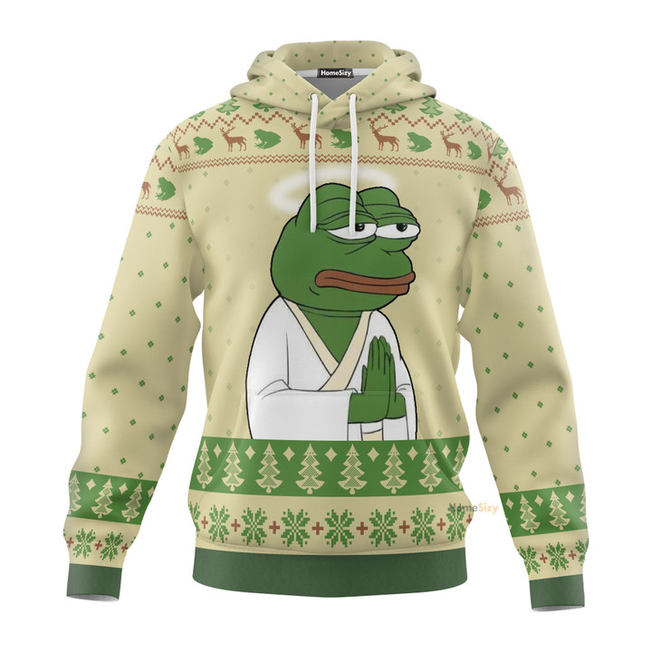 Christmas Pepe The Frog Hoodie Apparel QT301090Tf