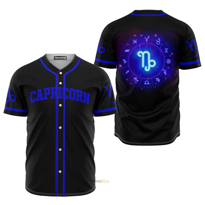 Homesizy Capricorn The Wonderful Zodiac Baseball Jersey 