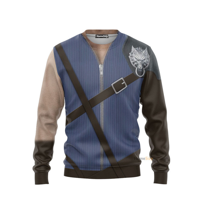Cloud Strife Final Fantasy Custom Cosplay Costume Sweatshirt QT205131Hf