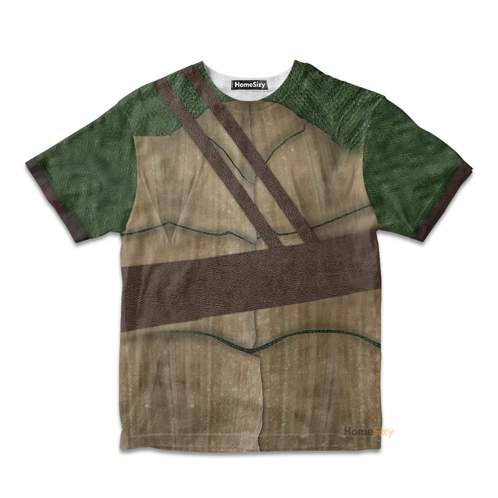 3D Leonardo TMNT Leo TZip Custom Cosplay Costume Kid Tshirt QT207041Hf