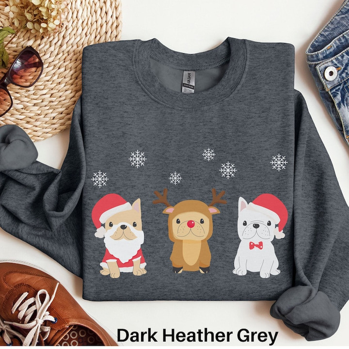 Funny French Bulldog Christmas Sweater Shirt