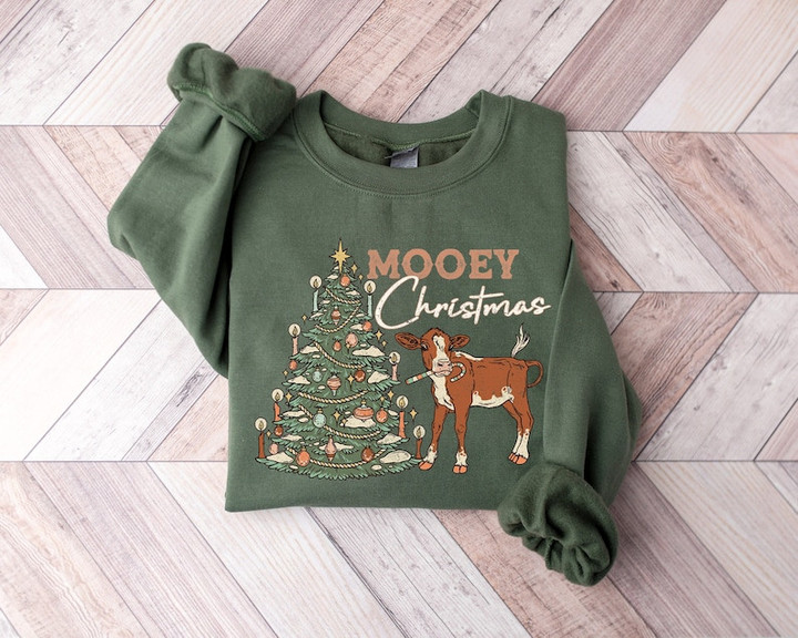 Funny Mooey Christmas Sweater Shirt