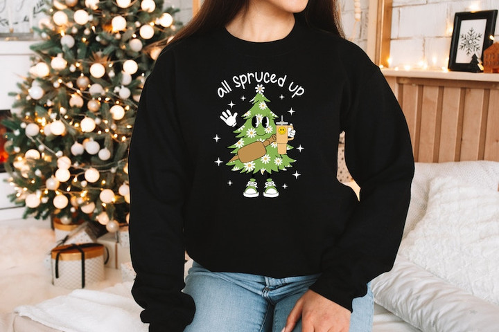 All Spruced Up Bougie Fir Life Tumbler Christmas Sweater Shirt