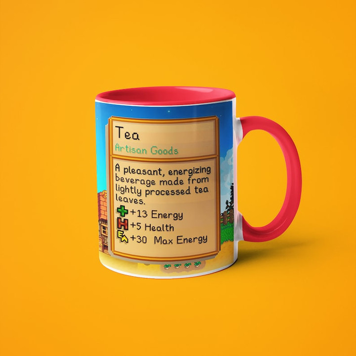 Stardew Valley Tea Video Game Accent Ceramic Mug