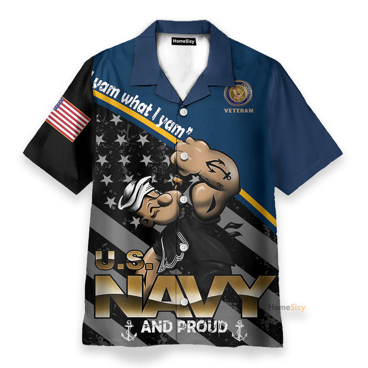 Happy Memorial Day Navy Veteran - 3D Hawaiian Shirt KLZ1071278