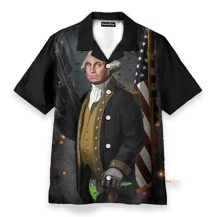 Badassery George Washington - 3D Hawaiian Shirt QT309234