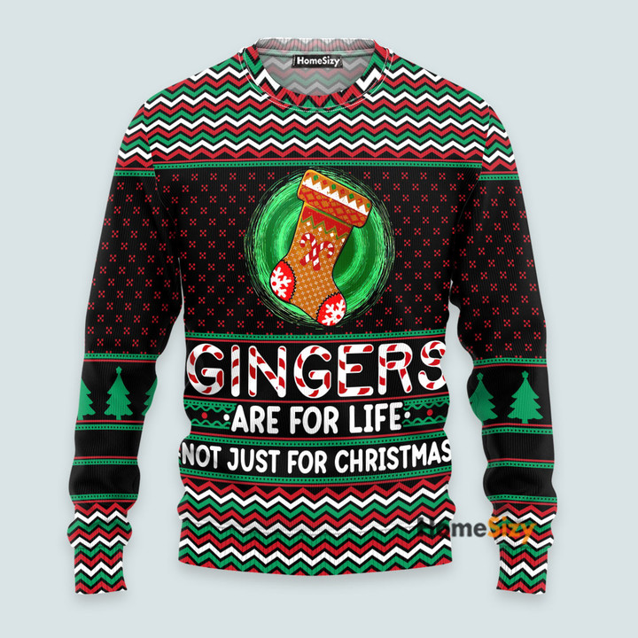 Ginger Are For Life Not Just For Christmas - Christmas Gift For Adults - Ugly Christmas Sweater